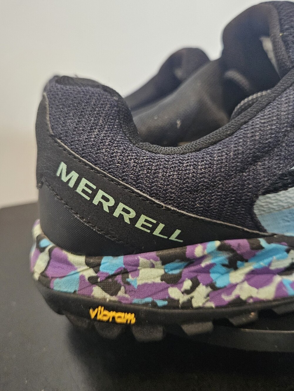 Merrell Antora 2 Natural Wonder Trail Running Black QForm2 Shoes Womens Size 9 - Picture 2 of 10